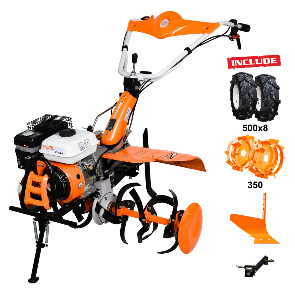 Ruris benzines rotációs kapa 212cm3 , 7,5Le+ 4db tartozék
